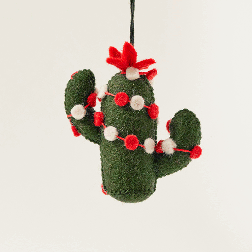 Christmas Cactus Ornament