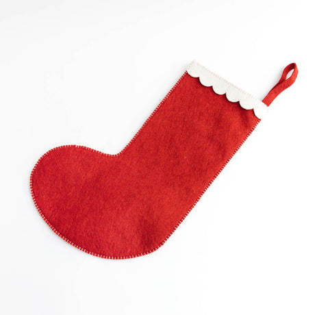 Contemporary Red Winter Berry Stocking