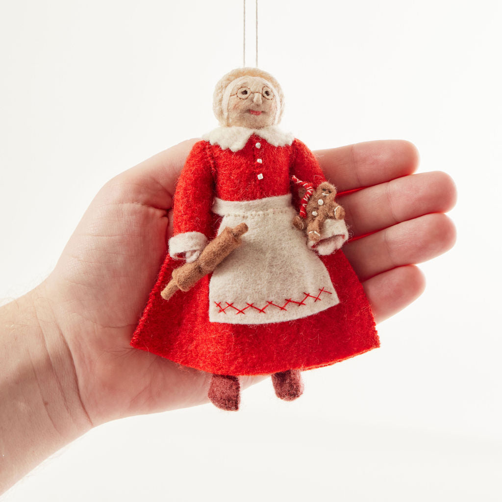 Cookie Baking Mrs. Claus Ornament