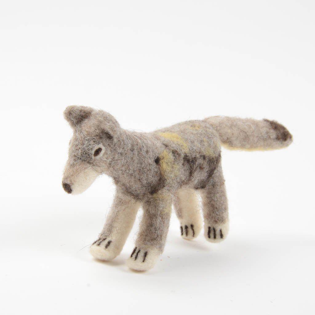 Running Wolf Ornament