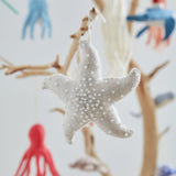 Eggshell Wave Starfish Ornament