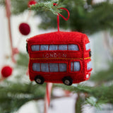 Double Decker London Bus Ornament