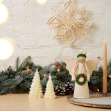 Santa Lucia Angel Tree Topper With Light Blonde Braids