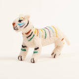 Little Rainbow Walk Tiger Ornament