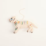 Little Rainbow Walk Tiger Ornament