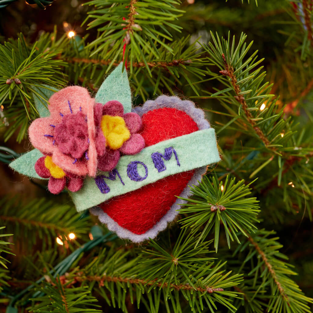 Mom Forever Tattoo Ornament