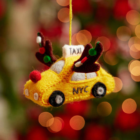 Rudolph Taxi Ornament