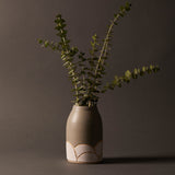 Gentle Clouds Ceramic Vase in Slate