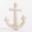 A Craftspring handmade white felt anchor ornament