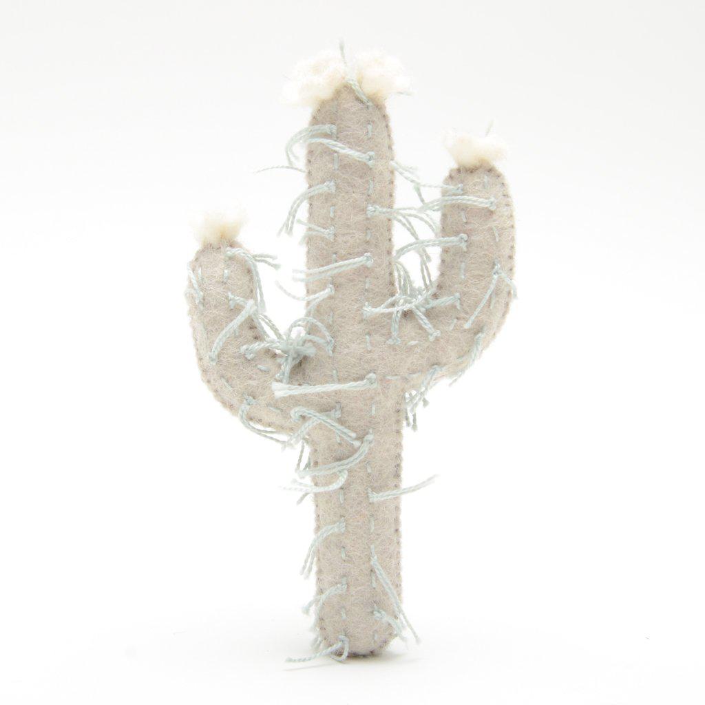 Eggshell Majestic Saguaro Cactus Ornament