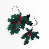 Large Festive Holly Ornament