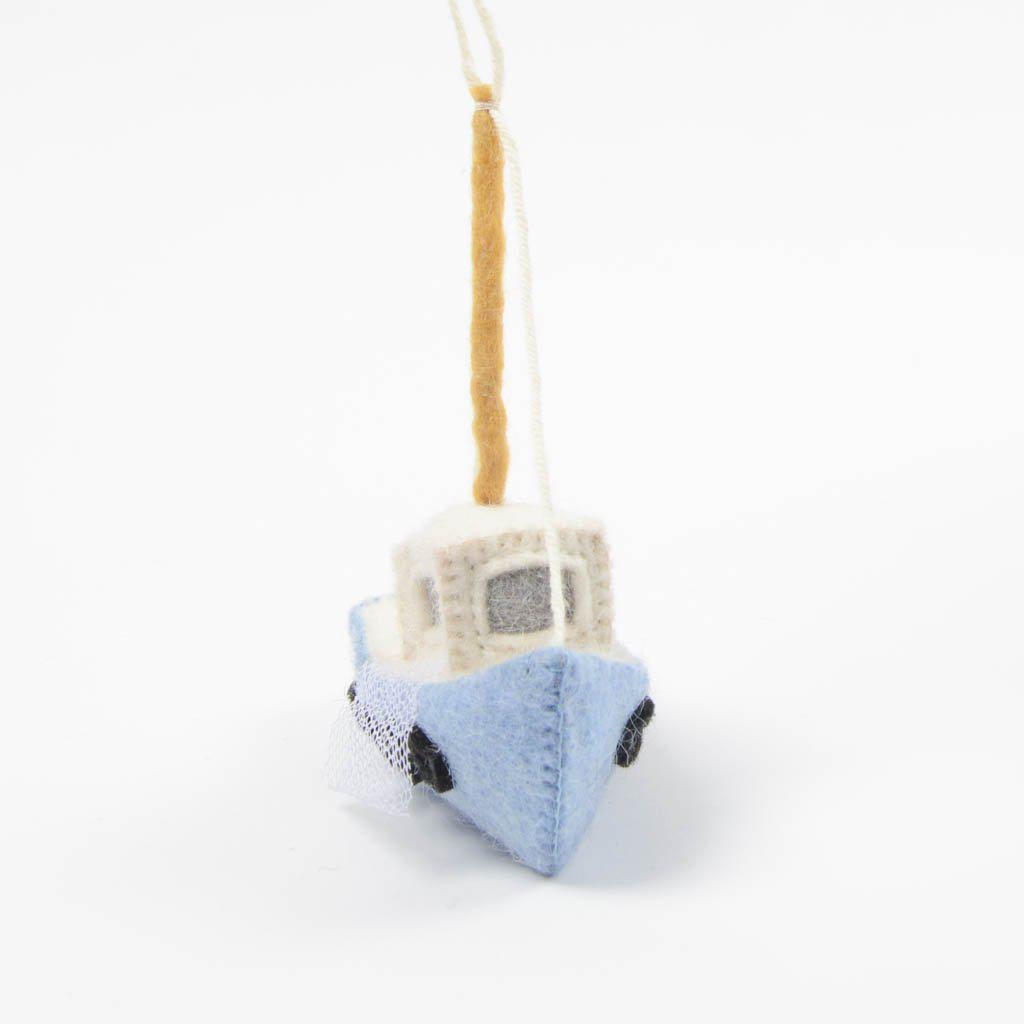Daily Catch Fishing Boat Ornament
