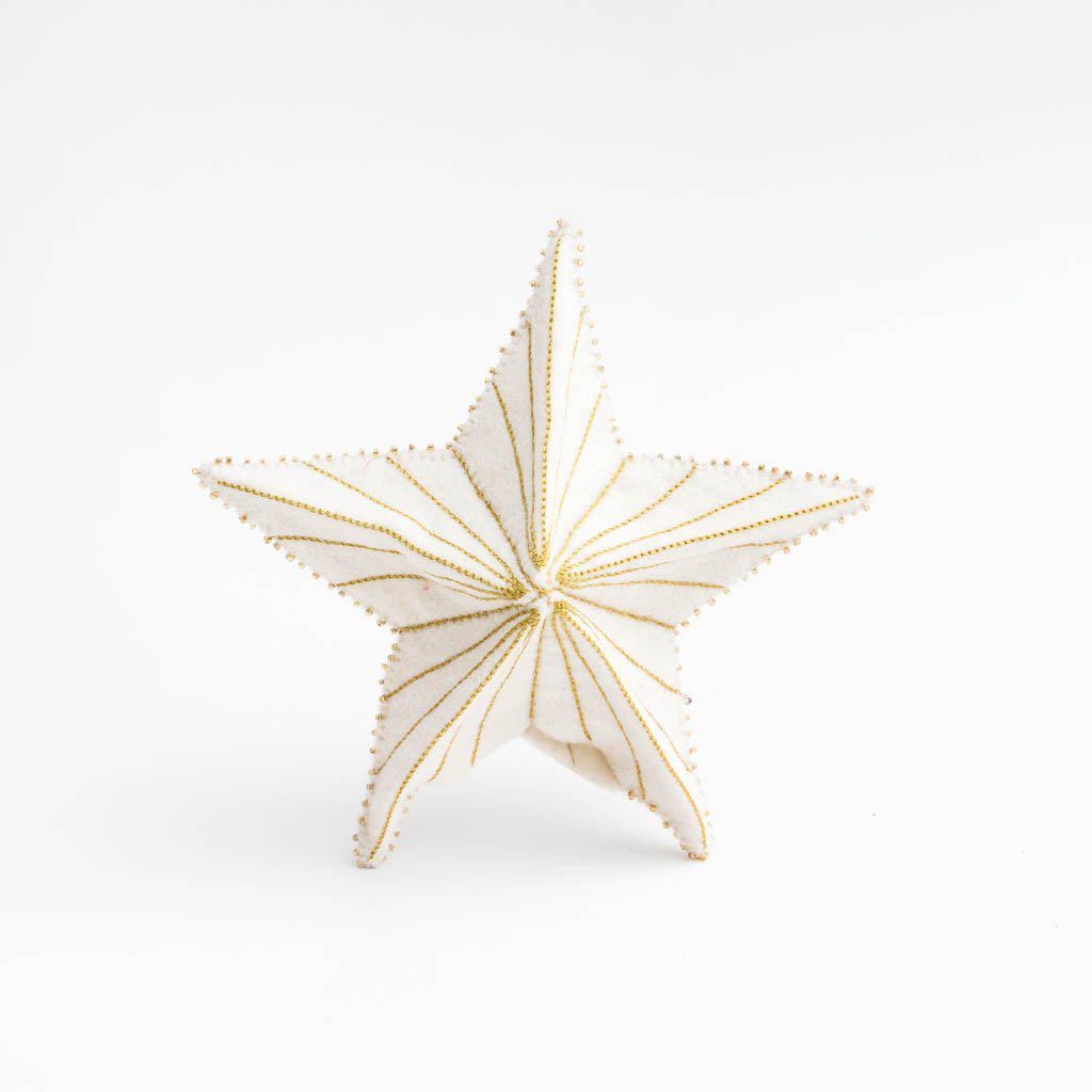 Gold StarBurst Tree Topper Small