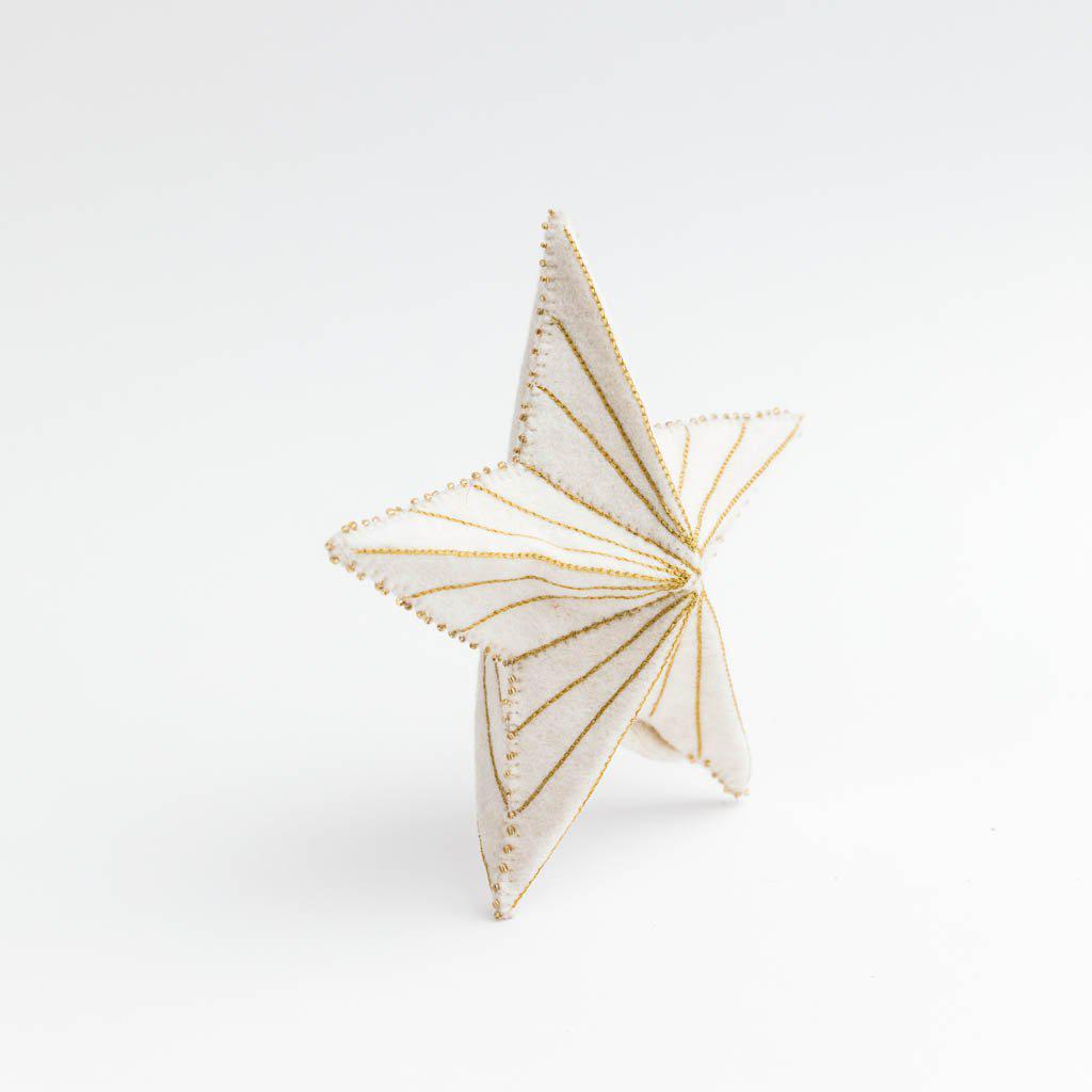 Gold StarBurst Tree Topper Small