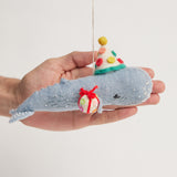 Best Birthday Wishes Sperm Whale Ornament