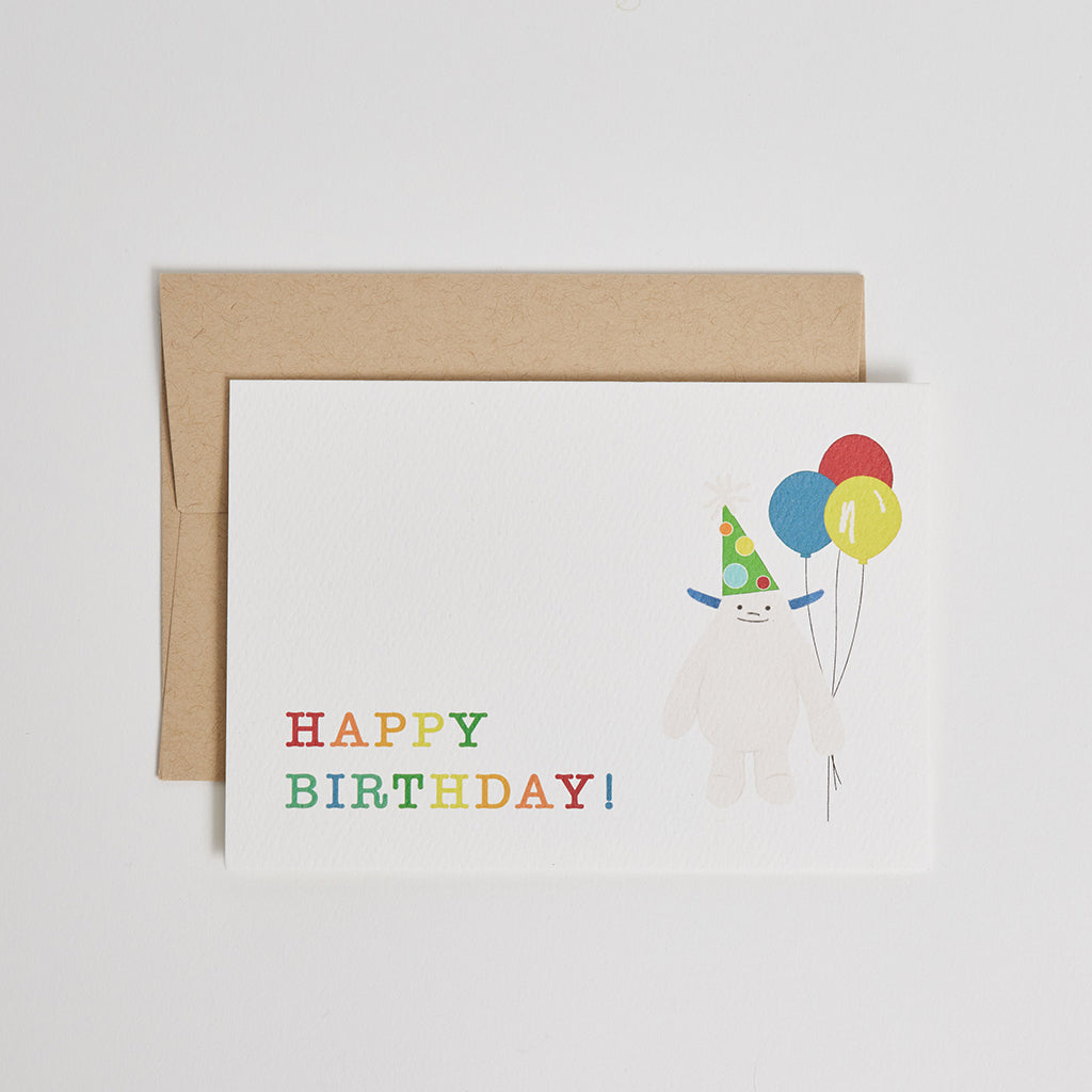 Happy Birthday Yeti Card