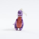 Happy Purple T-Rex Bride Ornament