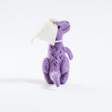 Happy Purple T-Rex Bride Ornament