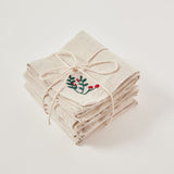 Holiday Blooms Napkin Set of 4