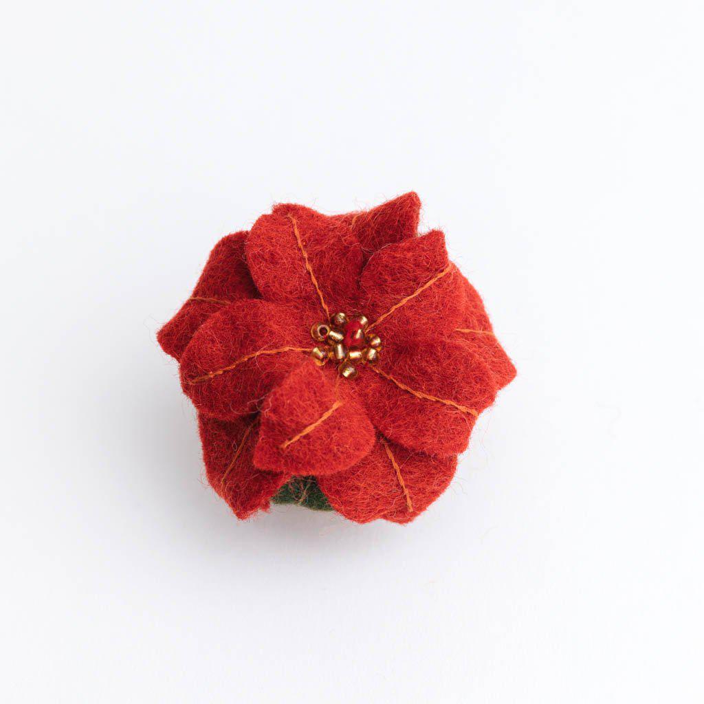 Holiday Bloom Poinsettia Ornament