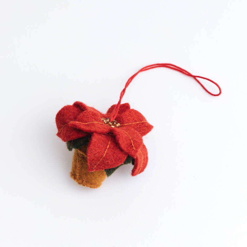 Holiday Bloom Poinsettia Ornament