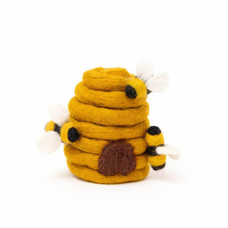 Sunflower Honey Days Beehive Ornament