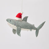 Jolly Santa Shark Ornament