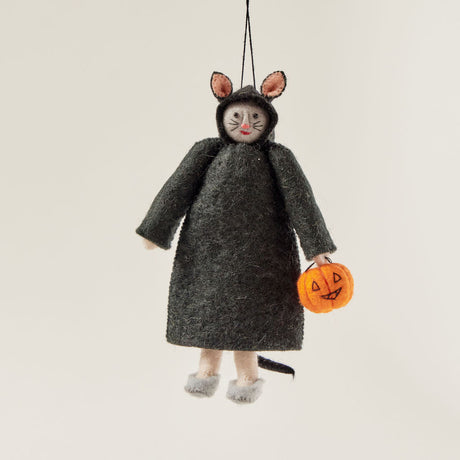 Little Halloween Cat Ornament