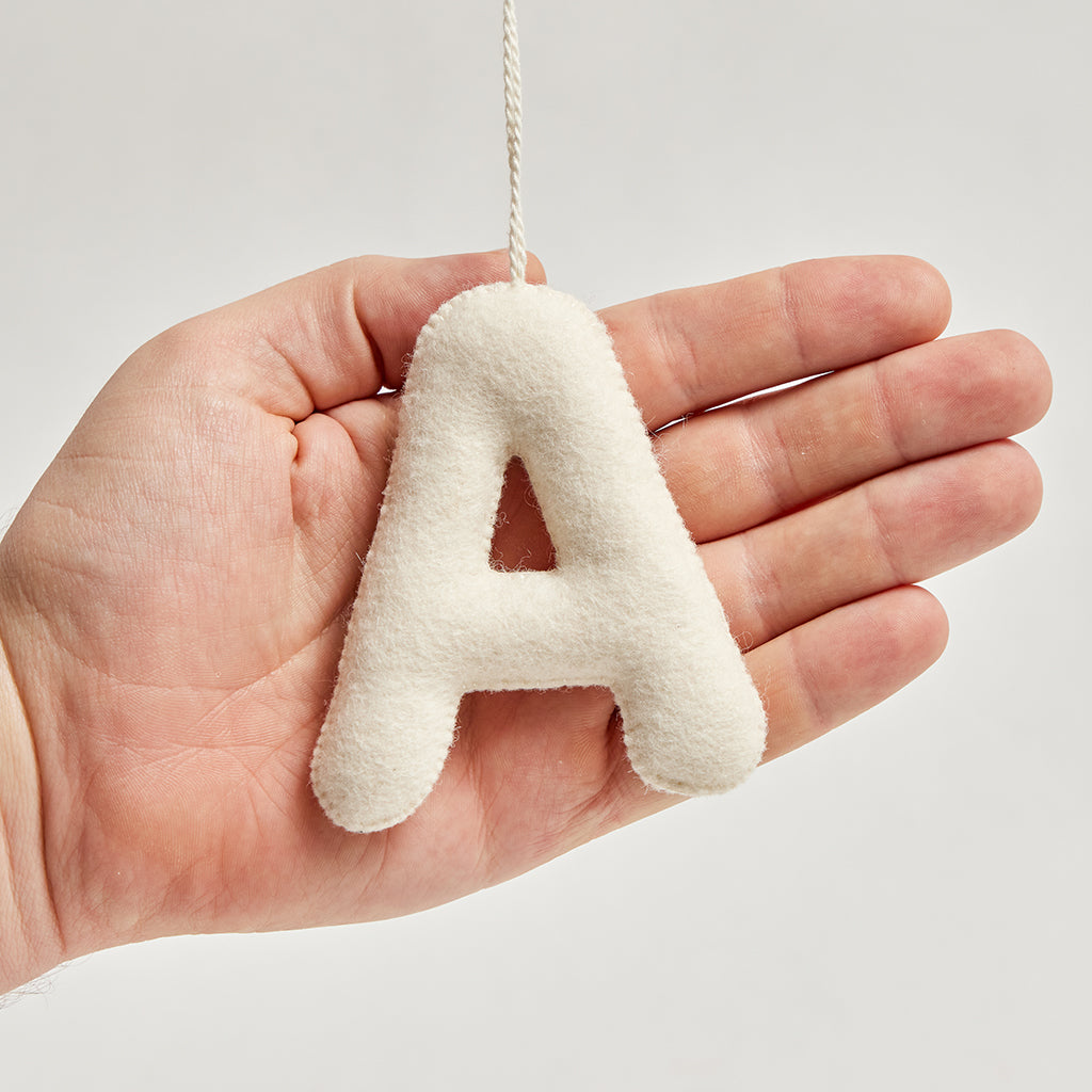 Natural Letter Ornaments