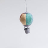 Pastel Up and Away Hot Air Balloon Ornament