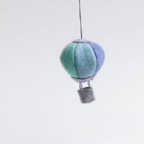 Pastel Up and Away Hot Air Balloon Ornament