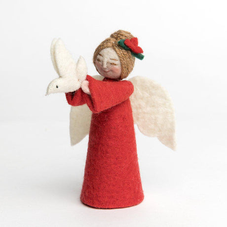 Red Gift of Peace Angel
