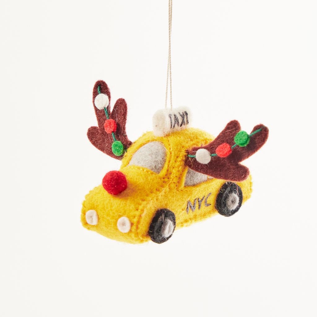 Rudolph Taxi Ornament