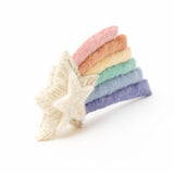 Pastel Rainbow Shooting Star Ornament