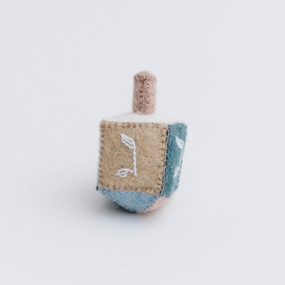 Small Sand Spinning Dreidel Ornament