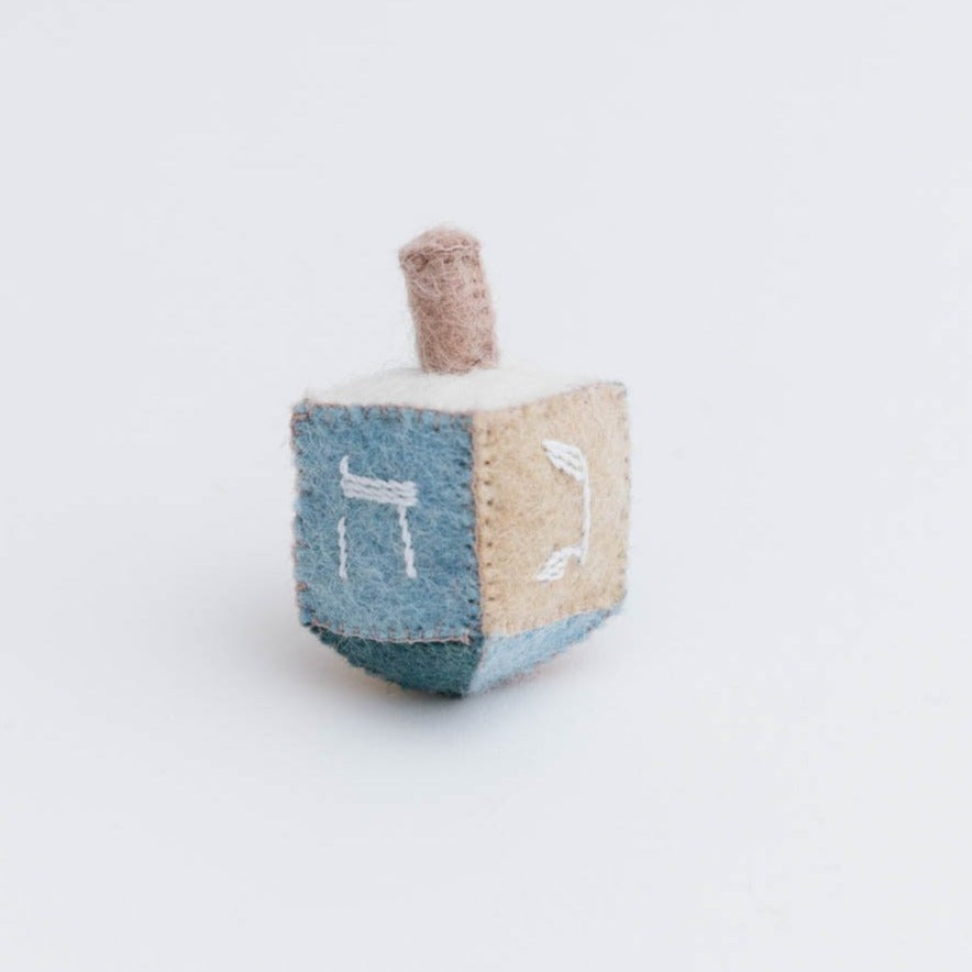 Small Sand Spinning Dreidel Ornament