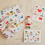 Santa Doll Sticker Sheet