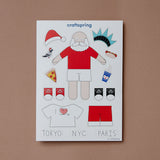 Santa Doll Sticker Sheet