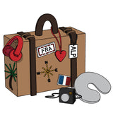 DIY KIT Wanderlust Suitcase Box