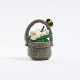 Darling Chamomile Basket Ornament