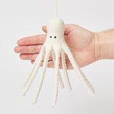 White Long Legs Octopus Ornament