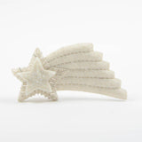 White Shooting Star Ornament